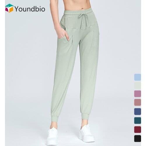 YOUNDBIO 2021 Joggers Sweatpants Women Drawstring Running Sport Trousers Casual Slim Tracksuit Female Fashion Sports Pants