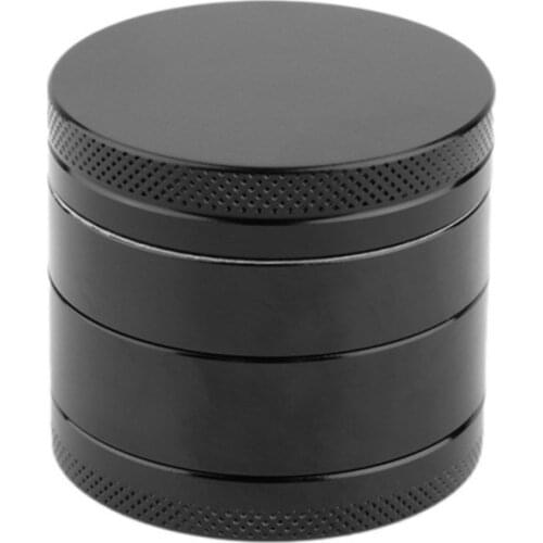 Diameter 40mm high 35mm 4 Layers Aluminum Alloy Chamfer Tobacco Weed Grinder Herb Grinder Smoke Weed Pipes Shisha