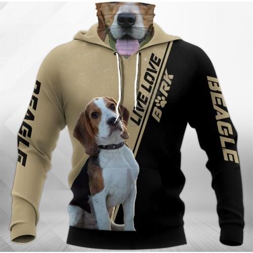 Love Beagle 3D Printed Hoodies Harajuku Fashion Sweatshirt Women Men Casual Pullover Hoodie Mask Warm Cosplay Costumes
