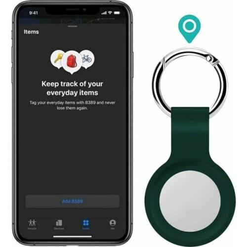 TPU Shockproof Soft Silicone Case for AirTag Location Tracker Air Tag TPU GEL Strap Chain Protector Cover for AirTags Loop Coque