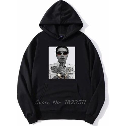 Vybz Kartel Reggae Dancehall Jamaica Weed Clark Cool Casual Pride Hoodie Men Spring Autumn Fleece Hoody Hoodies Sweatshirt