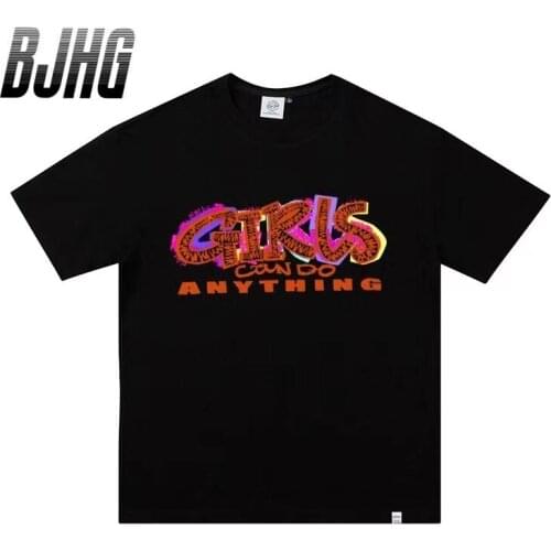 S-7XL Cotton Letter T-shirt For Men And Women All-match Round Neck Short-sleeved Large Size T-shirt Mens Top Bottoming Shirt