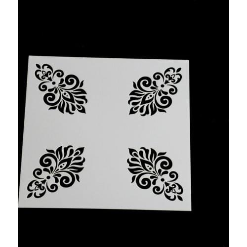 13*13 Creative Layering Stencils graffiti hand copied board hollowed out diy photo album graphic spray painting tool