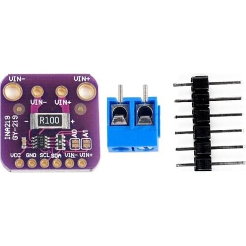 20pcs 100pcs GY-INA219 GY-219 High Precision Custom Digital Current Sensor Module Power Supply Sensor Breakout Module DIY IIC