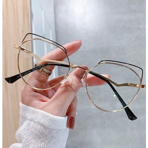 Anti Blue Light Ray Full Women Gaming Computer Eye Glasses Goggle Oculos De Grau Points Zero Oversize Men Accessories Brillen