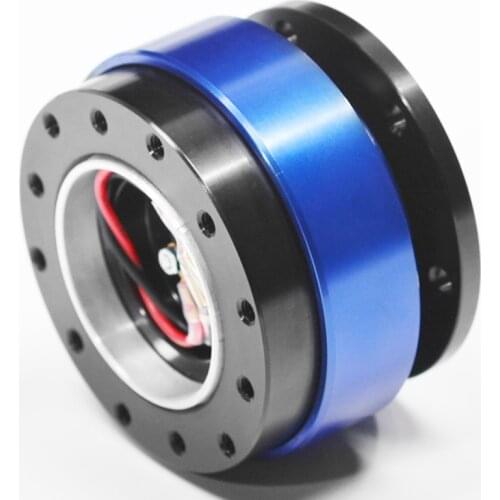 Car Auto Quick Release Steering Wheel Snap Off Hub Adapter Boss Kit Aluminum 6 Hole Quick Release Adapter Universal Parts