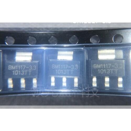 Free shipping 10pcs/lot BM1117-3.3 SOT-223 High rate of linear regulator LDO