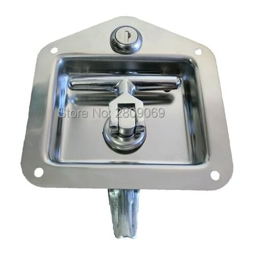 Kiger mute generator cabinet door lock /T folding handle toolbox lock and refrigerator car container lock