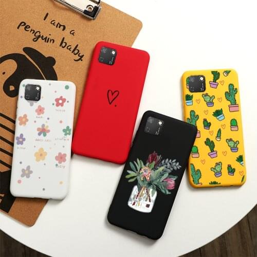 Rainbow Tropical Fruit Cases For Huawei Y5P Honor 9s Silicone TPU Soft Matte Phone Case Cover Cow Artpainting Flower Funda Cover