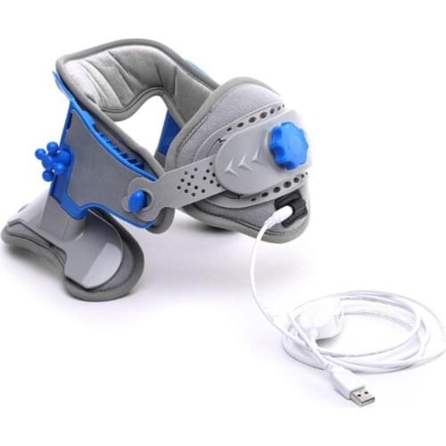 Electric Infrared Heating Cervical Traction Neck Collar Spine Support Hot Compression Tractor