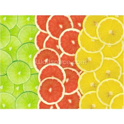 Custom photo wallpaper, Citrus Slices,3D wallpaper mural for living room bedroom restaurant wall waterproof PVC wallpaper