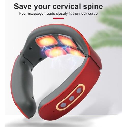 6 Modes Smart Shoulder Neck Massager Pain Relief Health Care Relaxation Cervical Vertebra Physiotherapy Recharge Massage