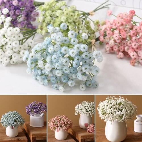 Mini Artificial Bouquet Gypsophila Photography Bride Bridesmaid Holding Flower Living Room Decor Home Fake Flower Decoration