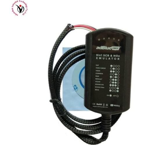 Newest Universal Adblue 9in1 For EURO 4 and 5 Better than adblue 8in1 SCR & NOx Emulator 9 in 1 adblue for 9 kinds of trucks