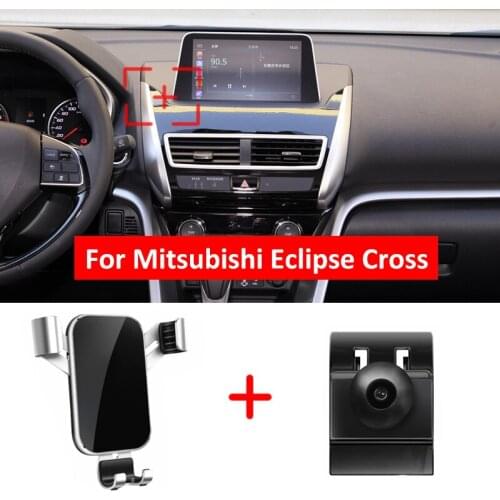 New Plastic Alloy Car Mobile Phone For Mitsubishi Eclipse Cross 2017 2018 2019 Bracket Mobile Phone Holder Air Vent Mount Stand