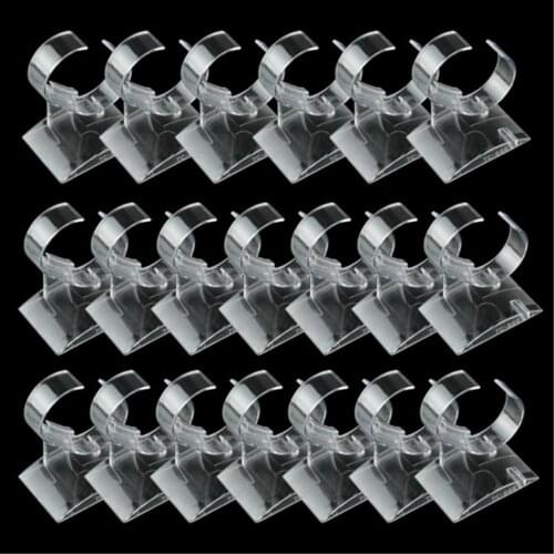 Cheap Sale 20x Shop Retail Clear Plastic Watch Bracelet Display Stand Rack Holder Showcase YCDC EQ7335