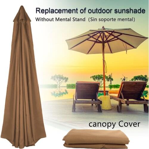 Beach Umbrella Replacement Canopy Garden Patio umbrella 3 Meters Anti-UV Polyester Cloth parasol plage Without Mental Structure