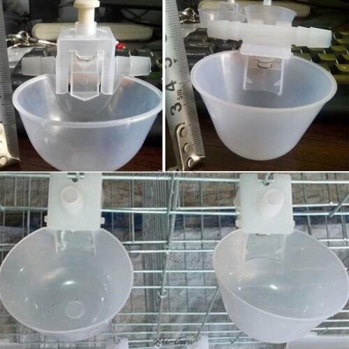 1Pc Automatic Poultry Bird Chicken Drinker Cup Plastic Drinking Bowl Pet Farm Animals Feeding Watering Products DropShip