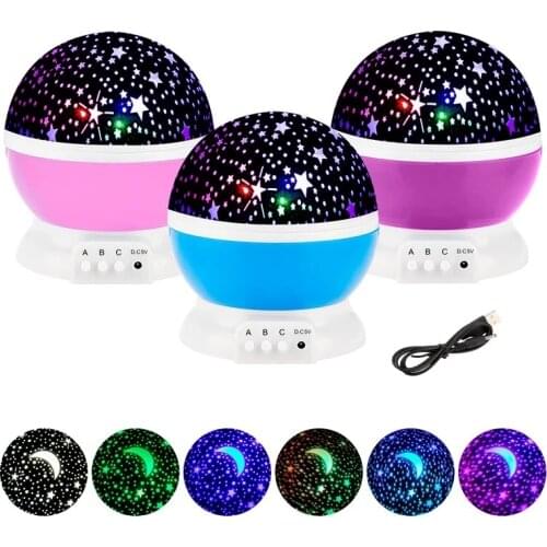 Galaxy Starry Sky Projector Star LED Night Light Mood Ambiance Background for Home Wall Decoration Bedroom Projection LED Lamps