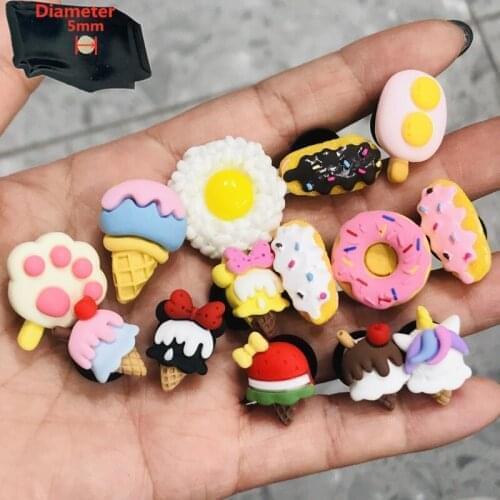 14PCS Resin Cute Cartoon Fridge Magnetic Sticker Cat Claw Marshmallow Poached Egg Ice Cream Refrigerator Magnet Message Holder
