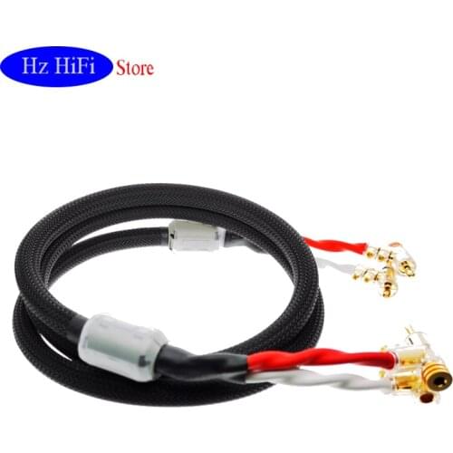 2PCS 24K Gold Plated Nakamichi DIY HIFI U Y Spade Speaker Plug Audio Screw Fork Connector for Binding Post Banana Jack Adapter