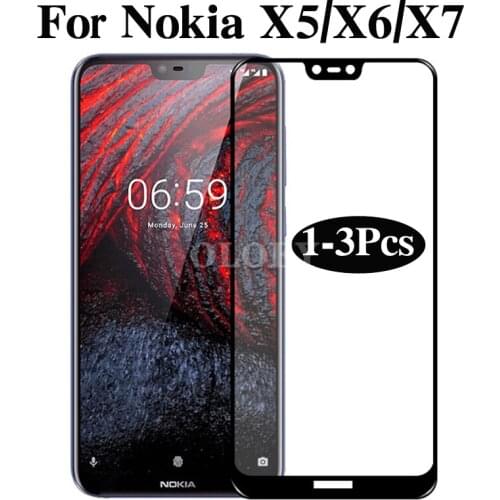 Protective Glass For Nokia X7 X6 X5 Tempered Glas Screen Protector For Nokia X 7 6 5 NokiaX7 NokiaX6 NokiaX5 Smartphones Film 9H