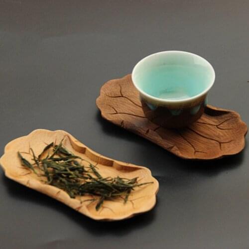 1 Piece Bamboo Tea Coaster Tea Towel Tray Tea Spoon Tea Ceremony Utensil 6x13x0.8cm