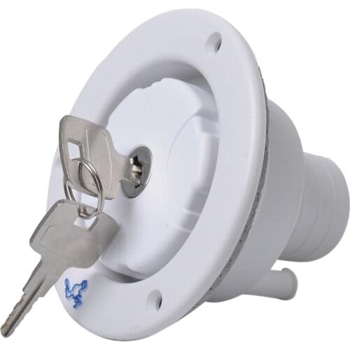 1 Piece of White Water Inlet + 2 Pieces of Key 1 1/2 "(40mm)