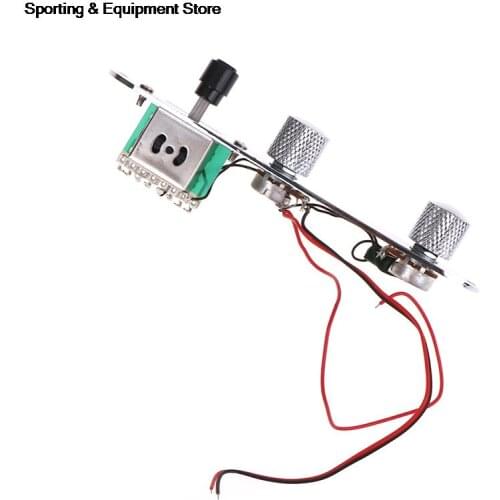 1Pc High Quality Chrome Tele Telecaster Guitar Parts 3 Way Wired Loaded Prewired Control Plate Harness Switch Knobs