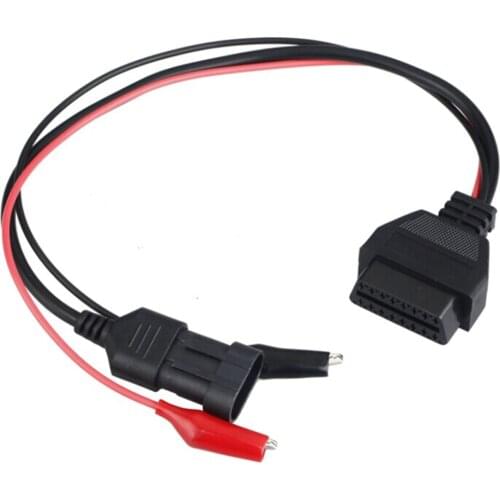 16 Pin To 3 Pin OBD2 Diagnostic Adapter Connector Cable For Fiat Lancia Alfa
