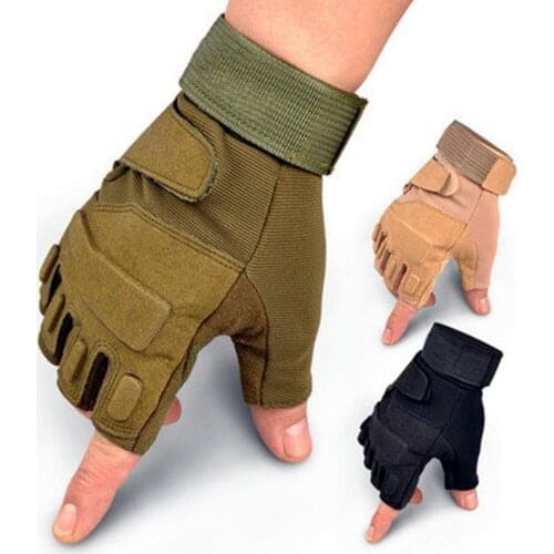 2020 Military Tactical Gloves Men Fighting Half Finger Army Military Gloves Anti-slip Outdoor Sports Fingerless Gloves Men Women
