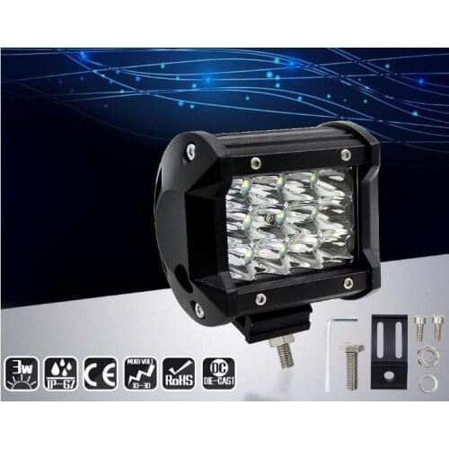 36W LED Work Light 10-30V DC Bar Off Road Roof Lights Driving Lamp Waterproof Car Headlights