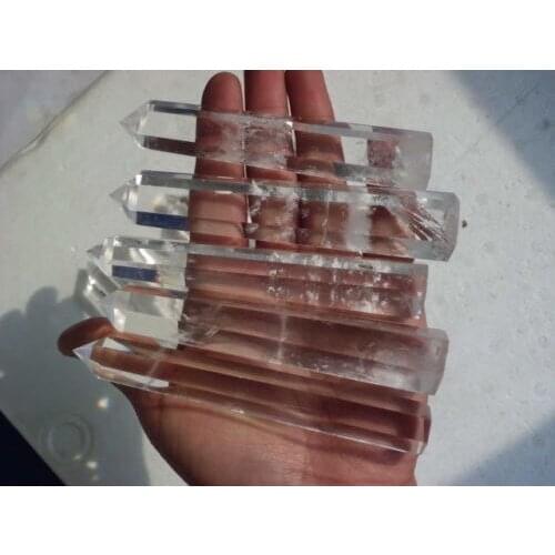 670g 10 Natural Clear Quartz Crystal Point Cut Polished Healing