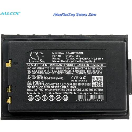 Cameron Sino 1500mAh Battery for Akerstroms 100J,100J Transmitters,BC82,BC92,Jupiter 100J,150J,MC83,MC93,MC95, T-Rx 100J