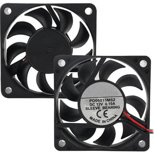 2PCS Fan LD-002R 6015 Axial Fan 12V 3500r/min L200mm 3D Printer Accessories