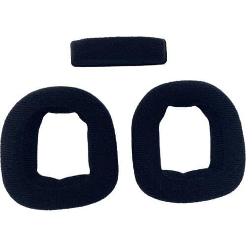 Ear Pads Headband For Logitech ASTRO A10 Headphones Replacement Cotton Pad Foam Ear Cushion Velvet High Quality Fit Perfectly
