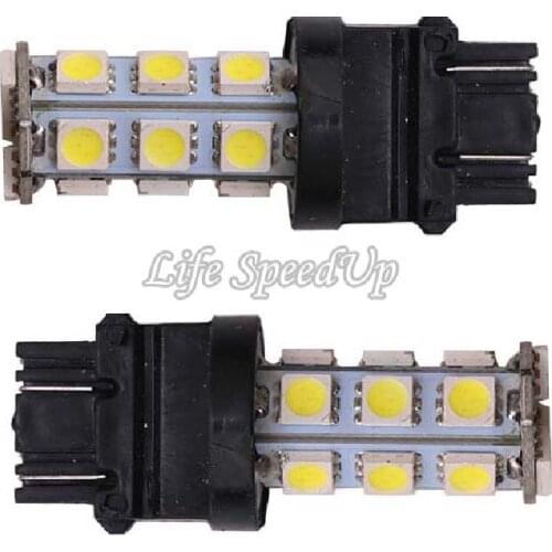 Auto Universal 7443 5050 18SMD Super Bright Car Led Lights Turn Tail Brake Stop Signal Light Lamp Bulb 12V