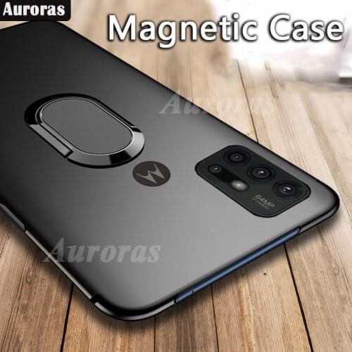 Auroras For MOTO G10 Ultra Thin Back Matte With Magnetic Attraction Ring Cover For Motorola G30 Soft Case G20