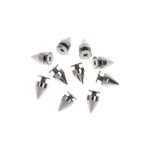 Diy Rivet Rivets Leather Clothing 0.95cm Silver Punk Bullet Three-Color