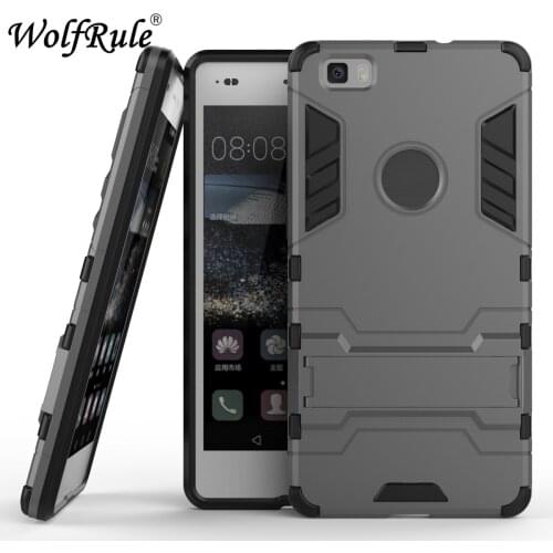 For Cover Huawei P8 lite Case for Huawei P8 lite Silicone Rubber Robot Armor Back Phone Cover Case for Huawei P8 lite ALE-L21