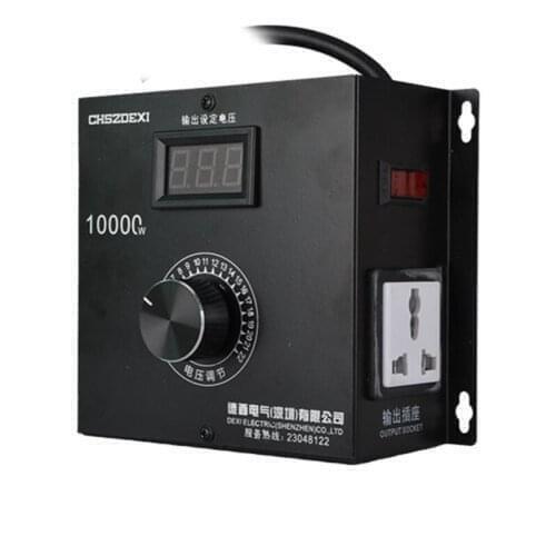 DXT-10000W Variable Voltage Controller Voltage Regulator AC 220V Compact Temperature Temperature Lamp Voltage Adjustable Dimmer
