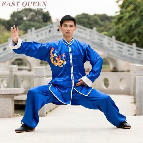 Wushu Kung Fu Uniform Tai Chi 2019 Spring Wing Chun Clothing Phoenix Embroidery Dragon Bruce Lee Clothes Tai Chi Clothing TA1687