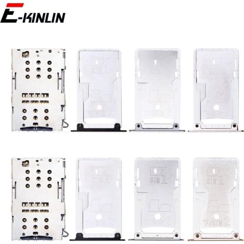 Sim Card Tray Socket Adapter Container For XiaoMi Redmi Note 4 4X Global Micro SD Connector Holder Slot Reader Parts