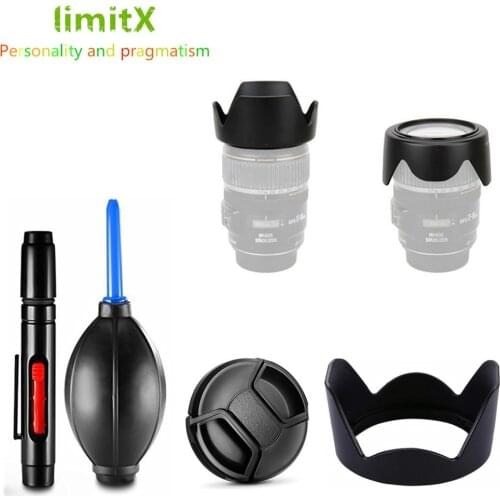 HB-N106 Lens Hood / Cap / Cleaning pen / Air Blower for Nikon D3400 D3500 D5600 D7500 AF-P DX NIKKOR 18-55mm f/3.5-5.6G VR Lens