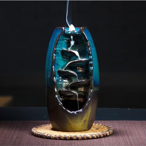 Backflow incense burner ceramic incense burner smoked sandalwood supplies home crafts ornaments around the source