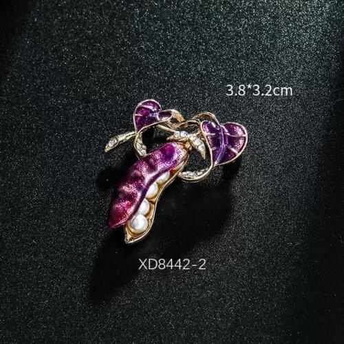 Fashion Brooch Plant Flower Fish anti-light fixed pin simple style suit shirt super matching accessories