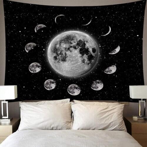 Fashion Home Decor Wall Tapestries Sun Moon Print Wall Hanging Living Room Home Beauty Wall Cloth