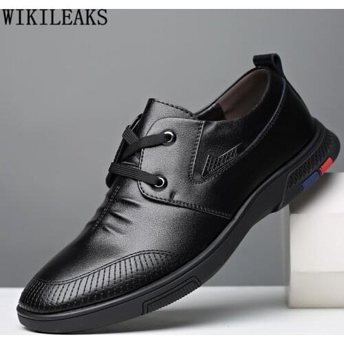 Brown Mens Shoes Casual Men Sneakers Black Oxford Shoes for Men 2021 Fashion Leather Casual Shoes Man Chaussure De Homme Zapatos