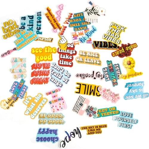 INS Color Words Stickers Planner Diary Journal Sticker Kawaii Scrapbooking Decoration School Stationery