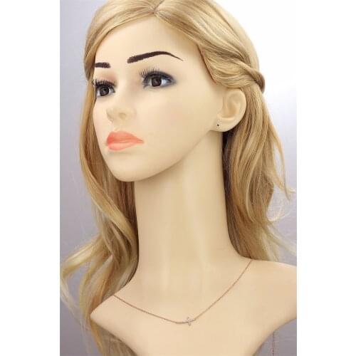 Horizontal Sideway Cross Necklace Cluster CZ Slim Chain Choker Necklaces Women Girls Yellow/Rose/White Gold Color Jewelry Kolye